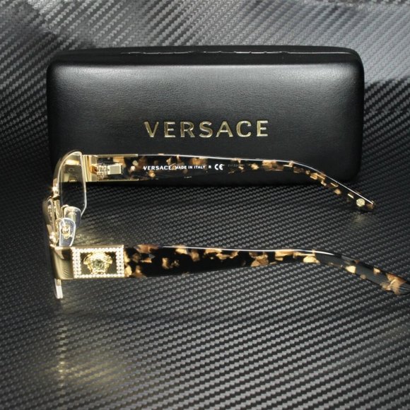 Versace Gold 53mm Women's Eyeglasses - Picture 4 of 5
